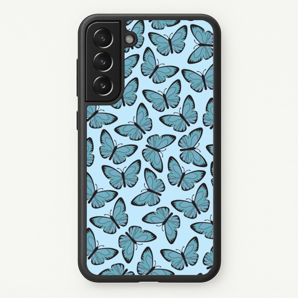 Blue Butterfly - Butterfly Patterns Phone Case