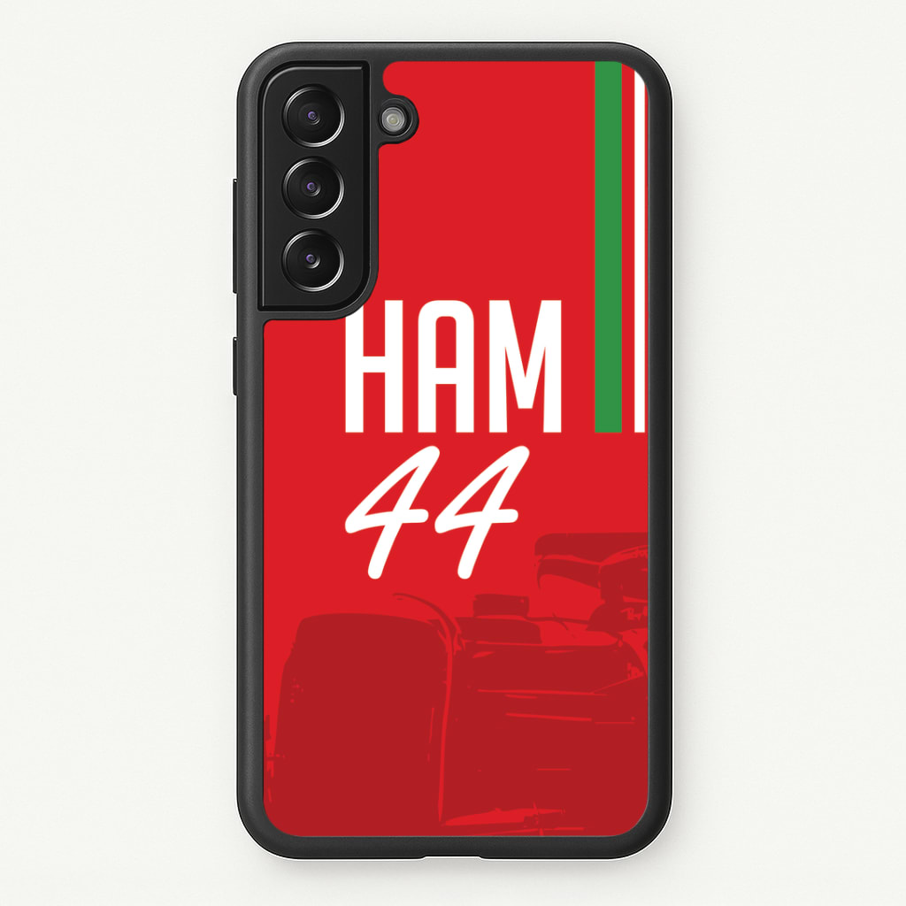Dark Red Hamilton 44 Phone Case