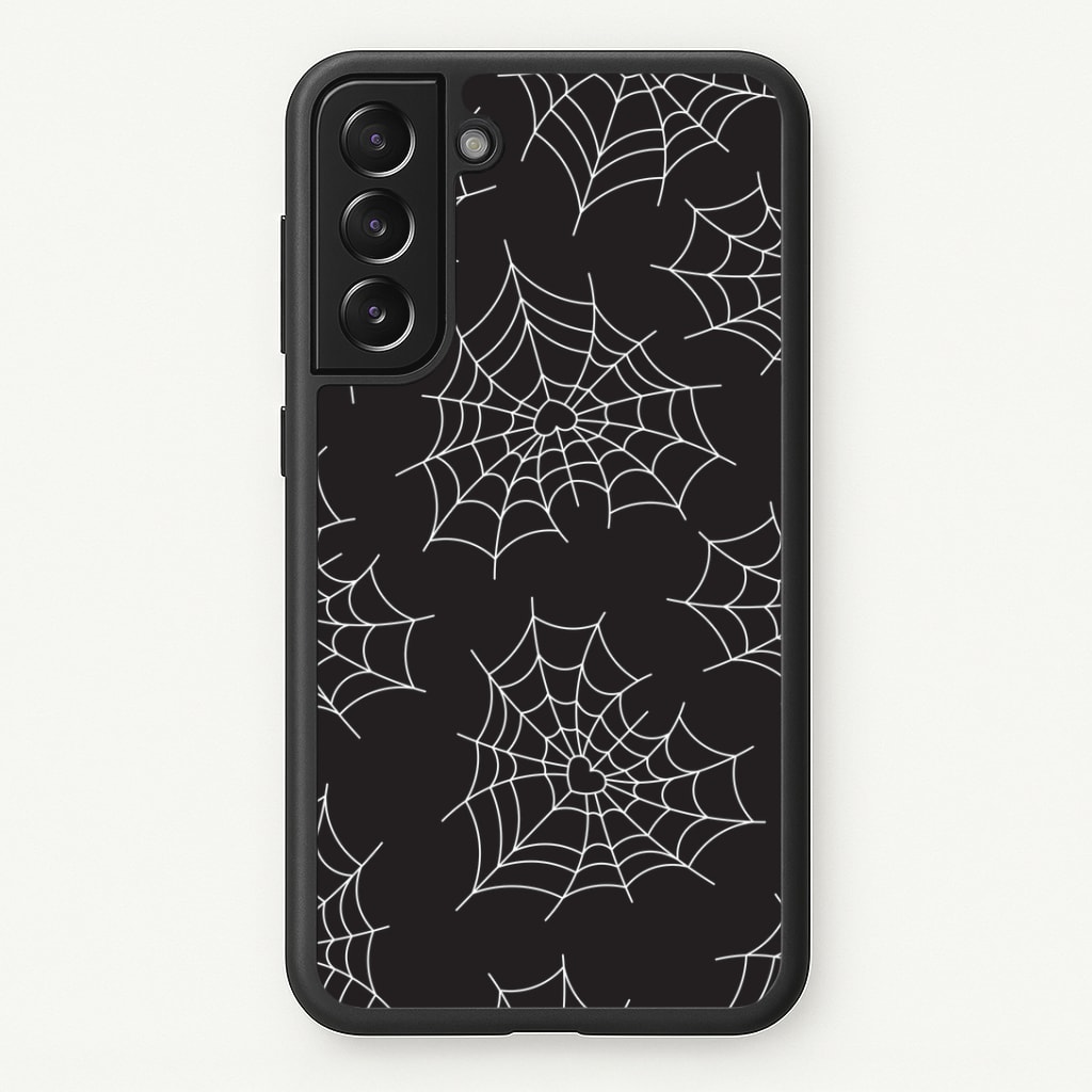 Spiderweb Hearts Pattern Phone Case