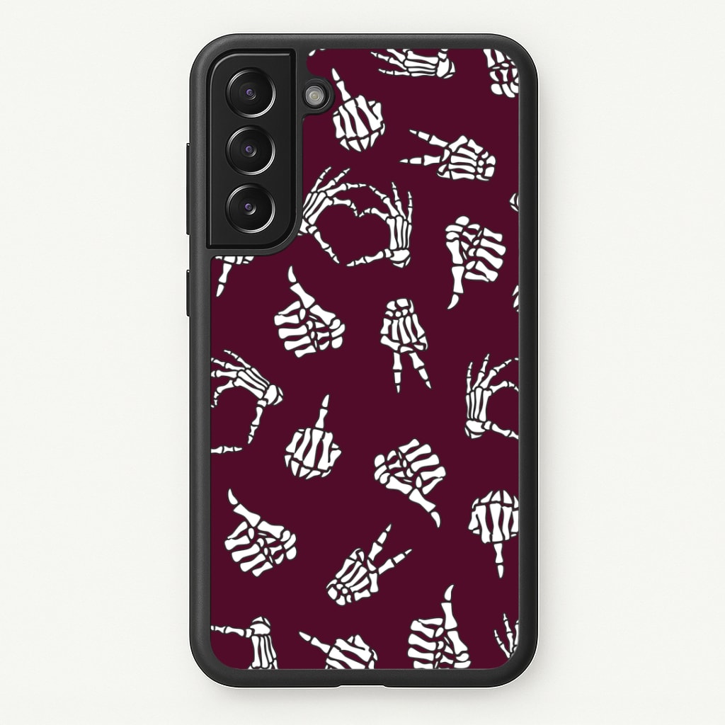 Skeleton Hands Pattern Phone Case