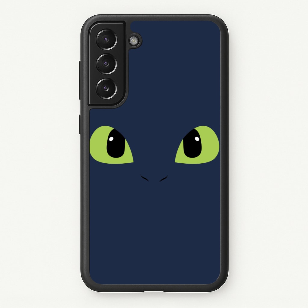 Black Fury Dragon Face Phone Case