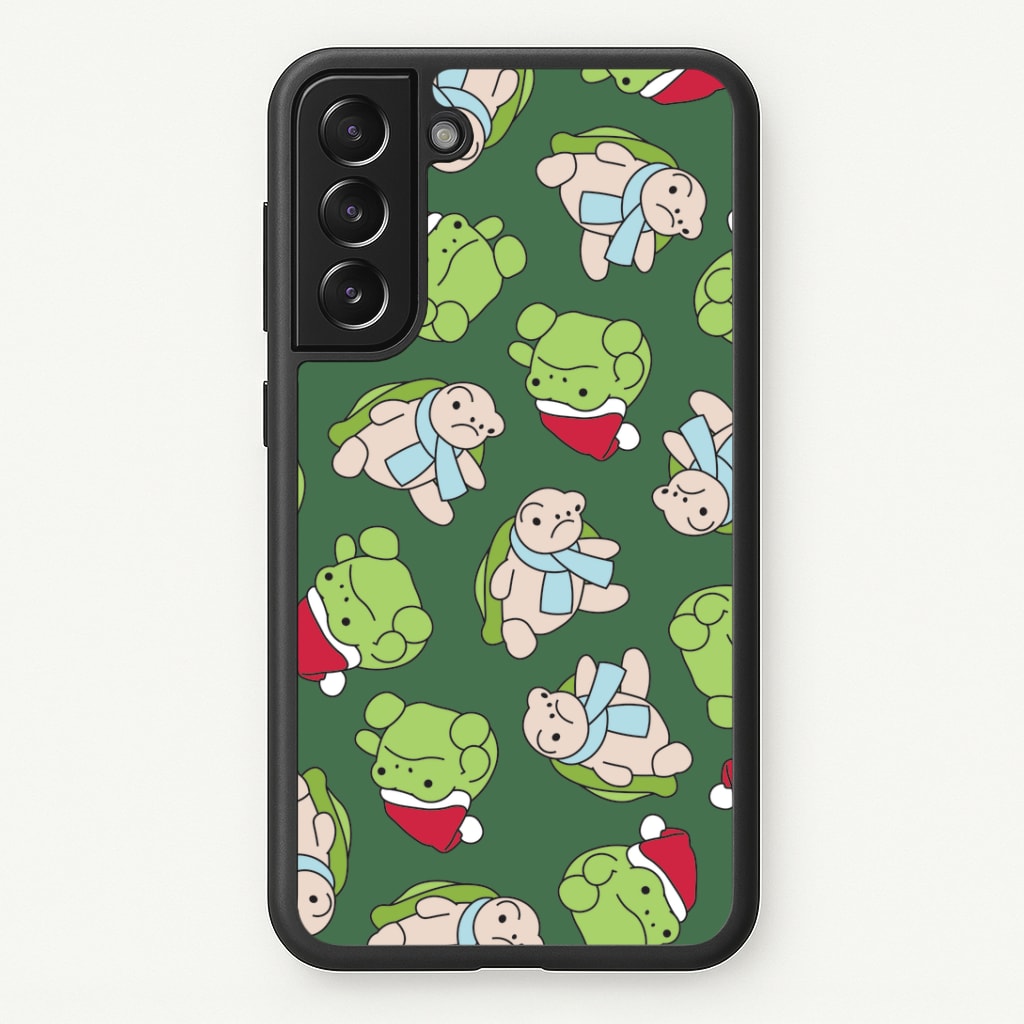 Grumpy Christmas Plushies Pattern Phone Case