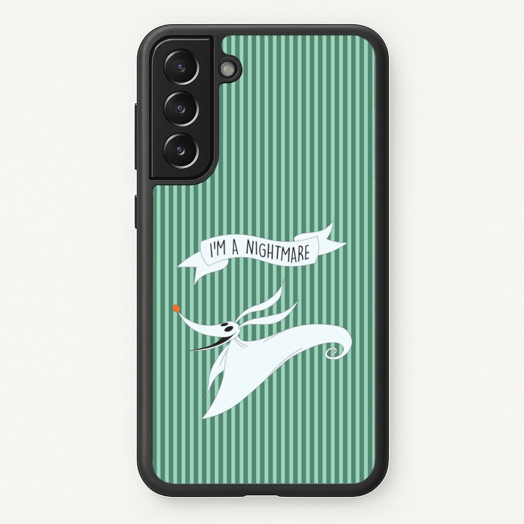Stripey I'm A Nightmare Phone Case