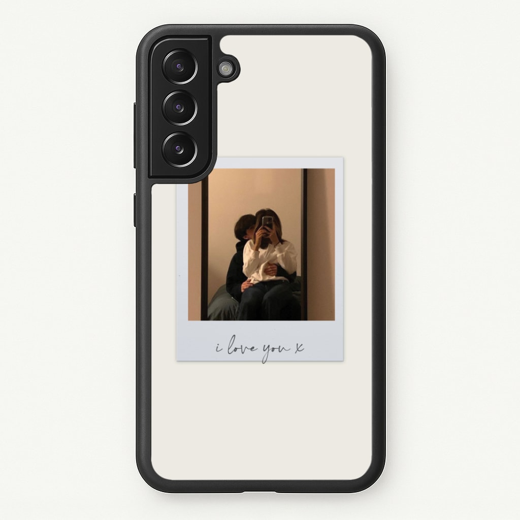 I Love You Polaroid - Personalised Couples Phone Case - Galaxy S21 Plus / Standard