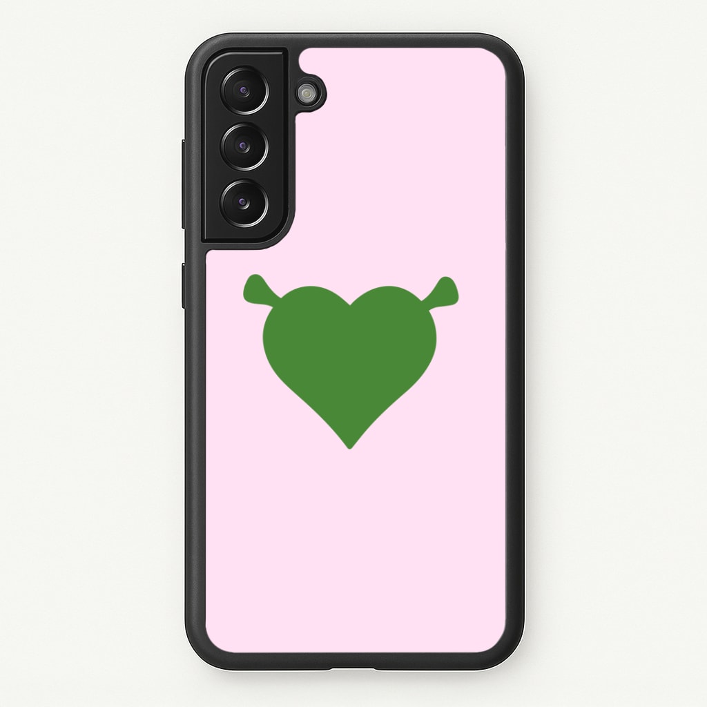 Green Ogre Heart Phone Case