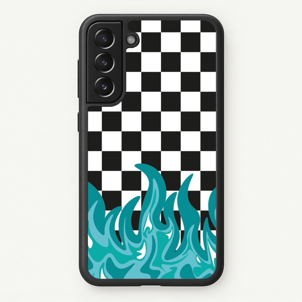 Blue Flame - Skate Aesthetic Phone Case