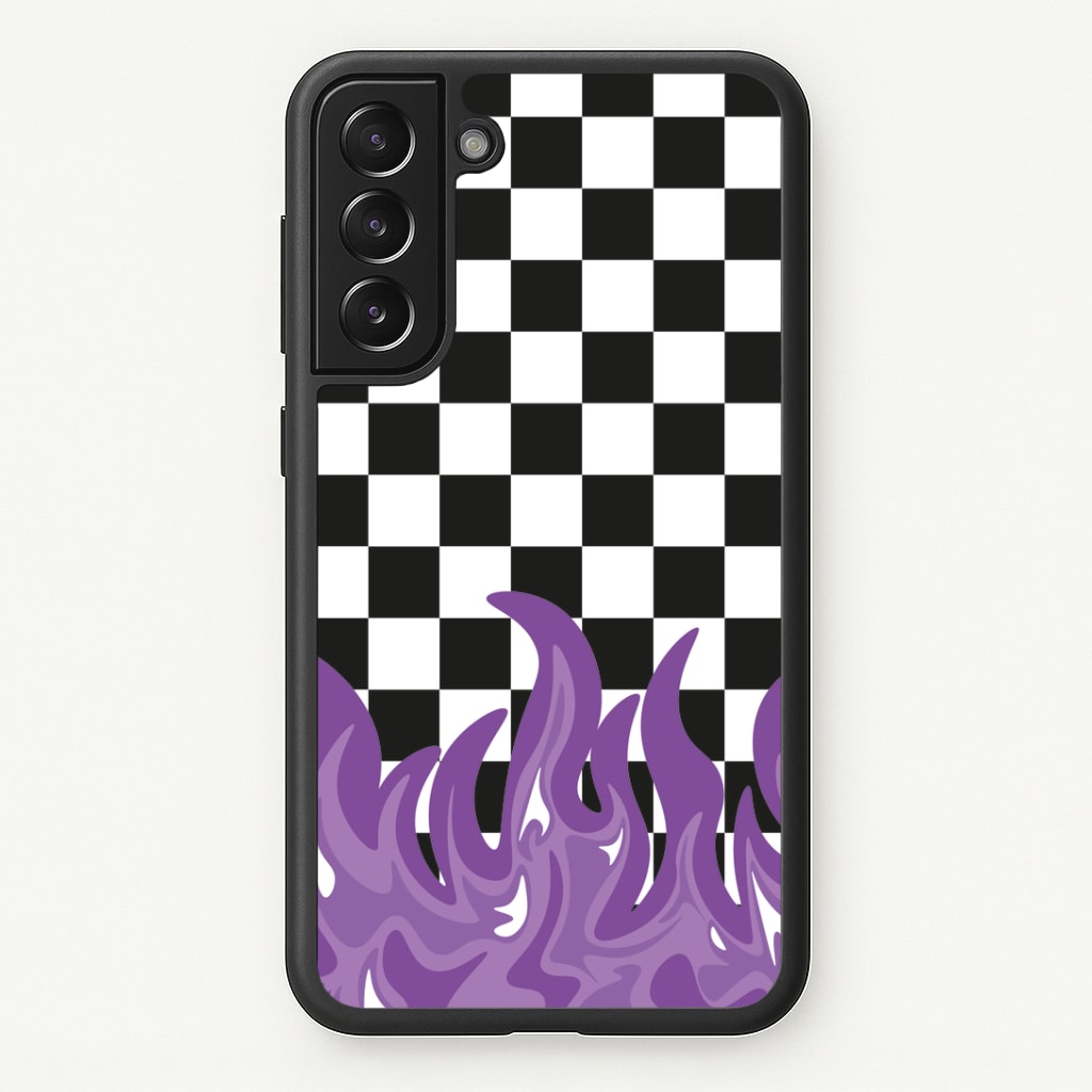 Purple Flame - Skate Aesthetic Phone Case