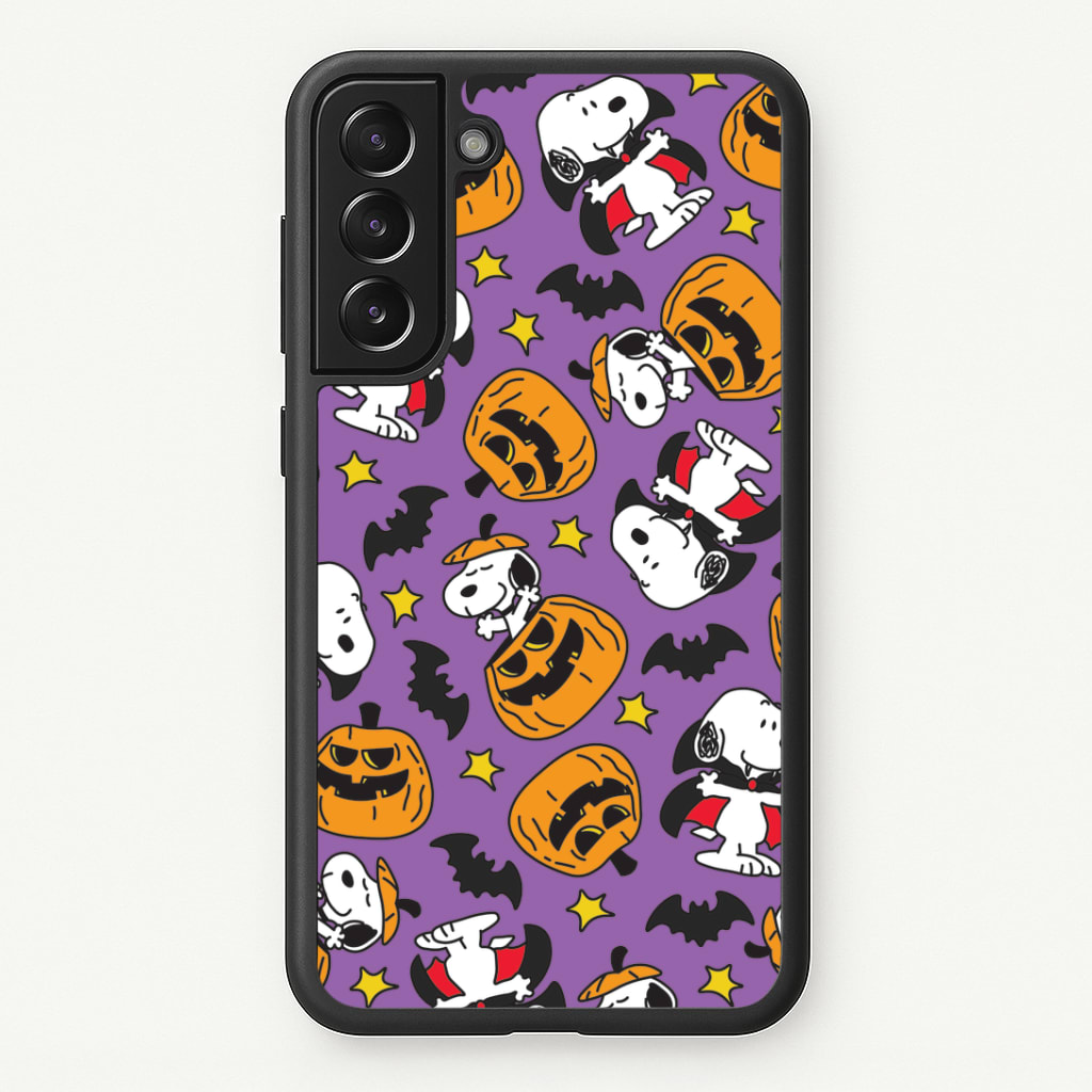 Cartoon Beagle Halloween Pattern Phone Case