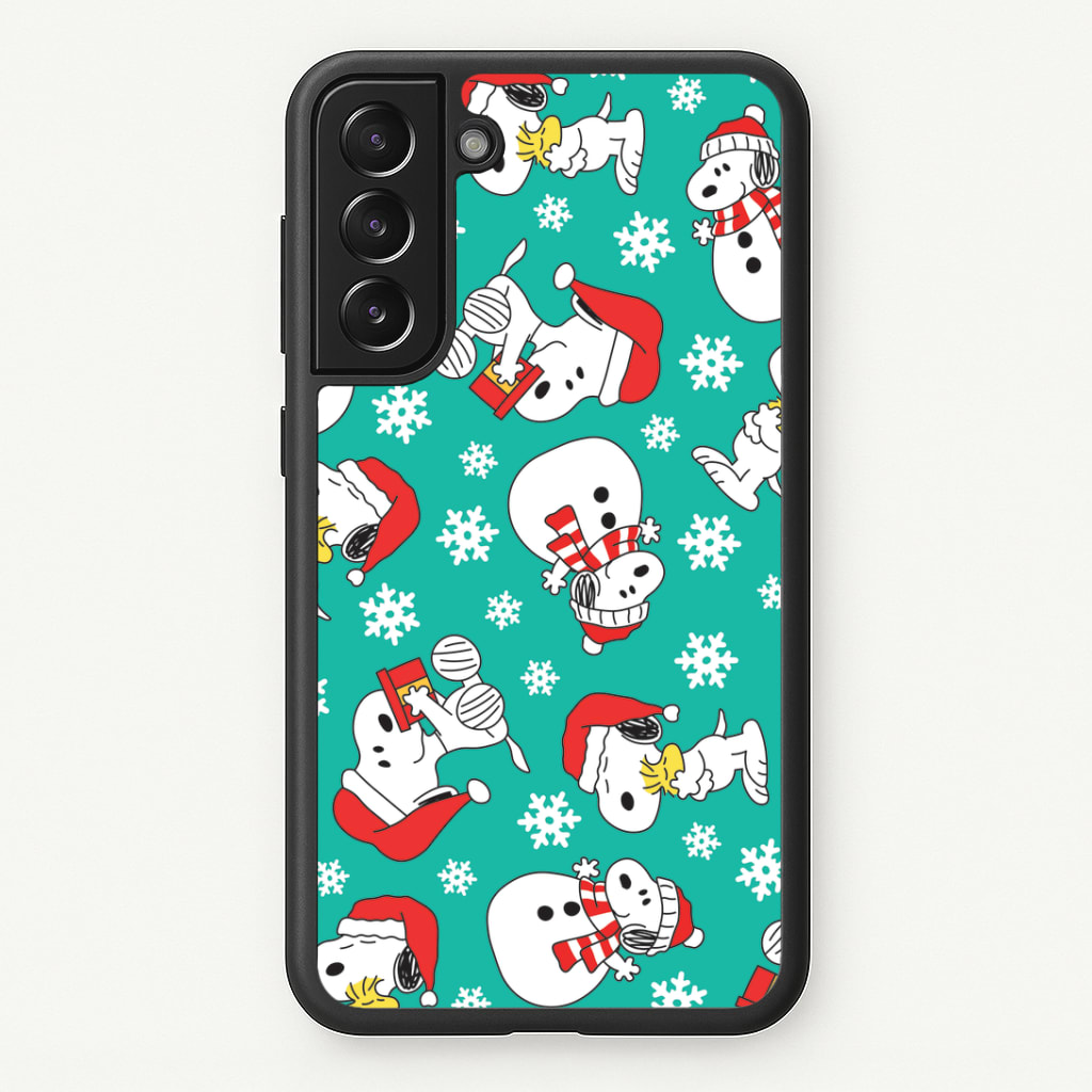 Christmas Cartoon Beagle Pattern Phone Case