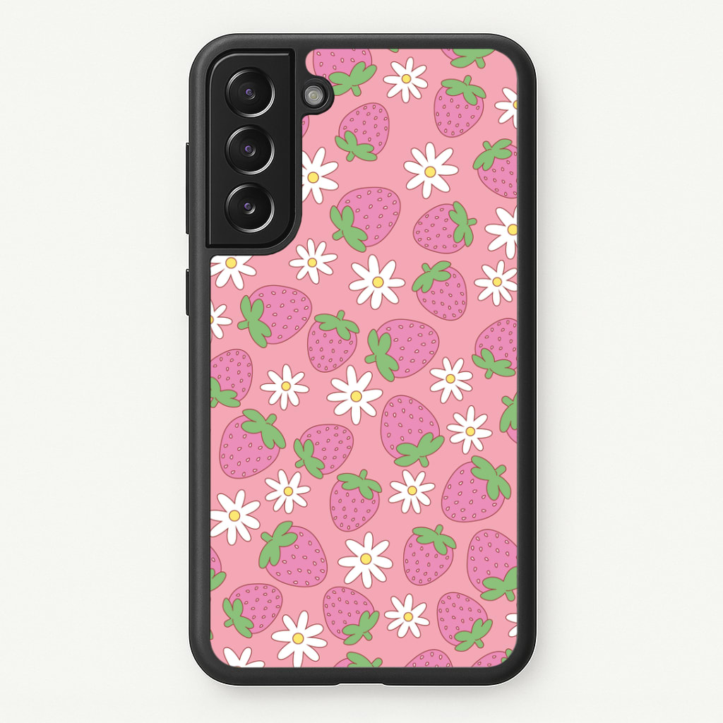 Pink Strawberries - Spring Patterns Phone Case