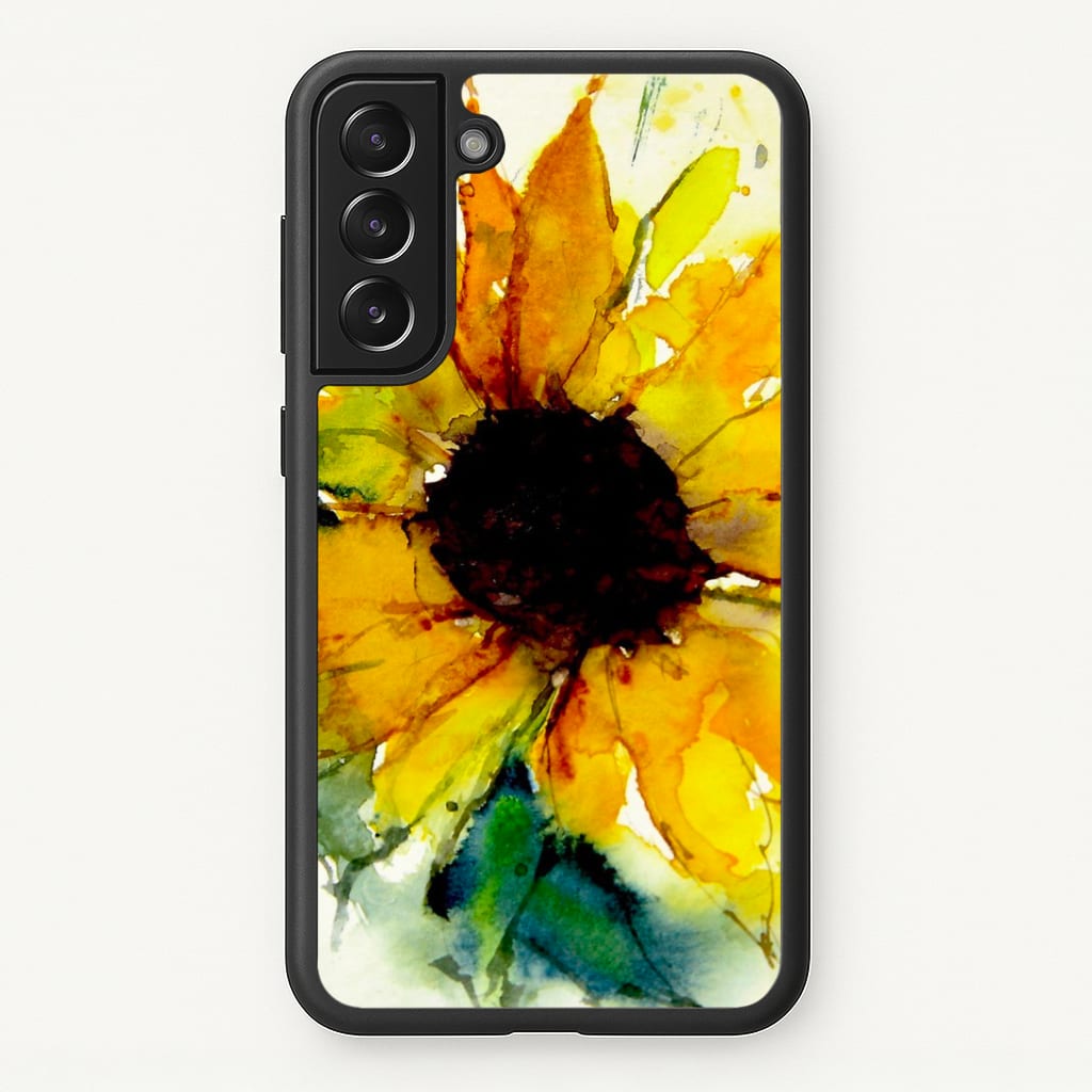 Watercolour Sunflower Phone Case