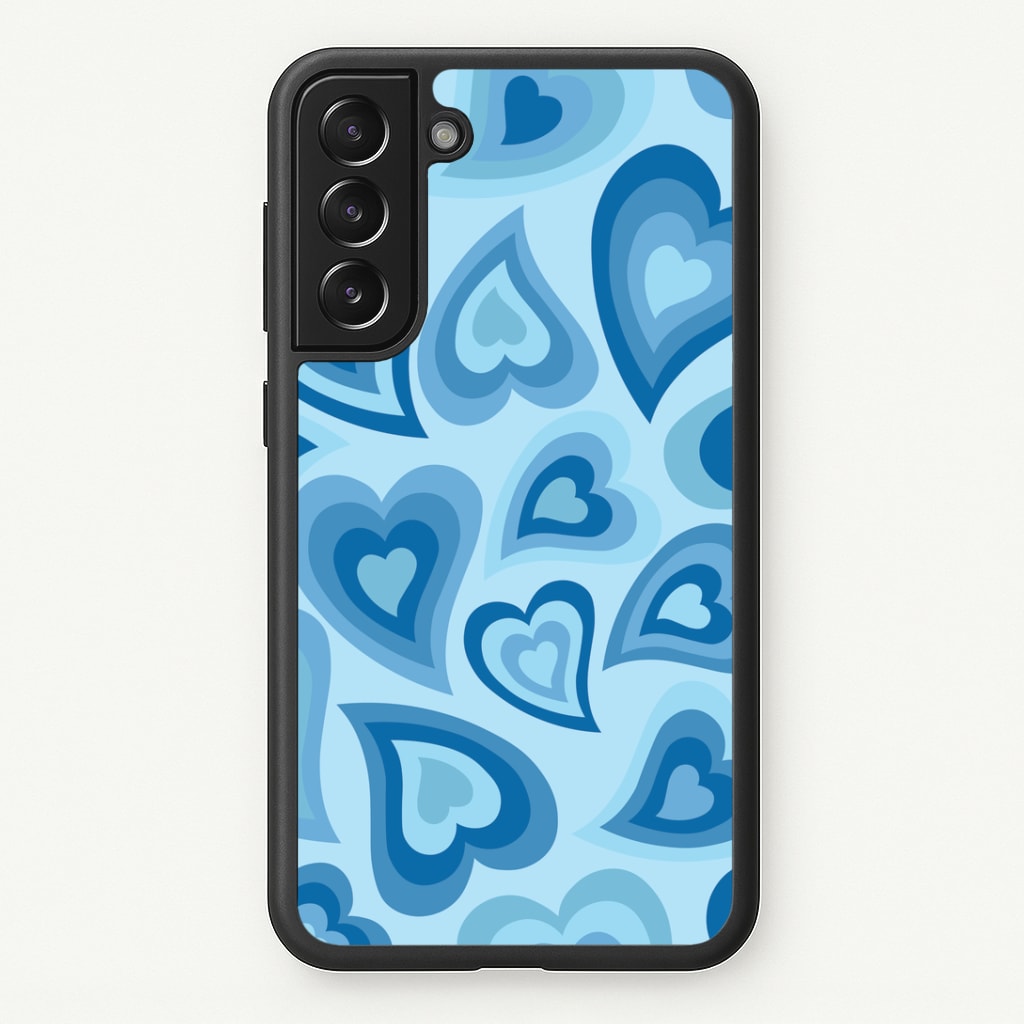 Blue Hearts - Trippy Patterns Phone Case