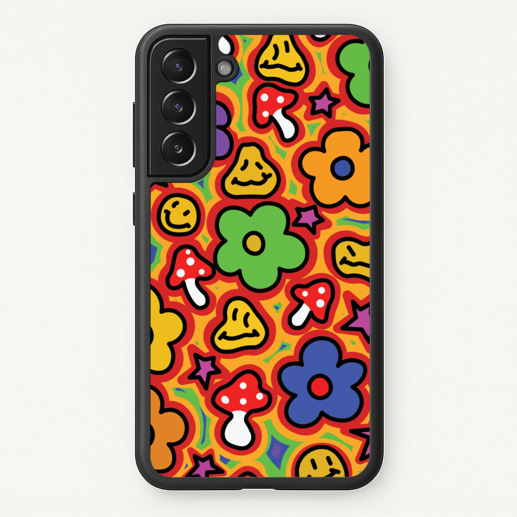 Rainbow Trip - Trippy Patterns Phone Case