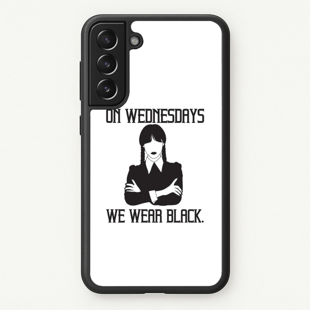 On Wednesdays We Wear Black Phone Case