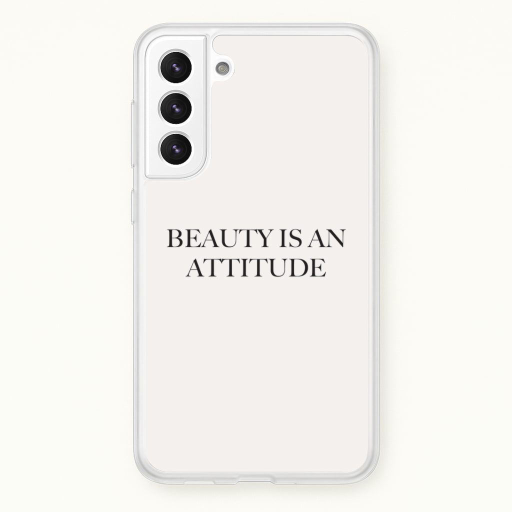 Beauty Is An Attitude - Clean Girl Aesthetic Phone Case