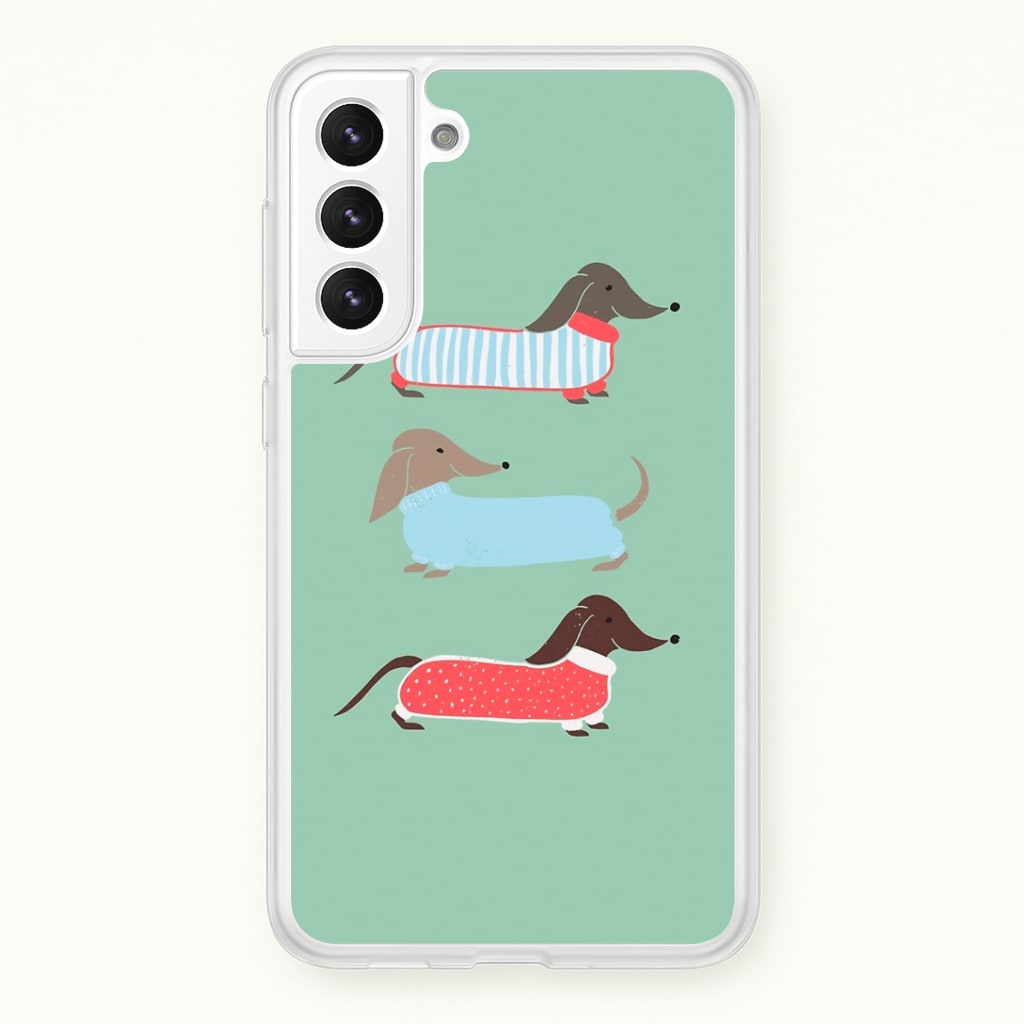 Sausage Dogs in Jumpers Phone Case