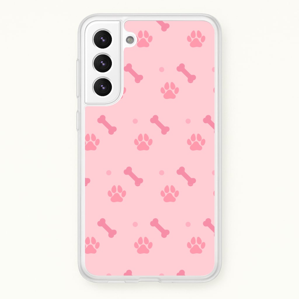 Dog And Paw - Dog Pattern Phone Case