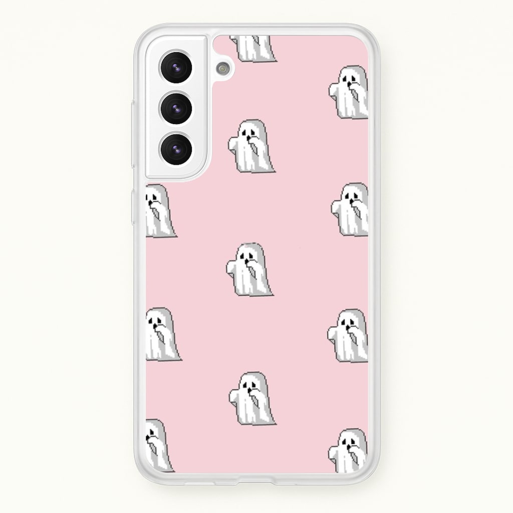 Pastel Pixel Ghost Halloween Phone Case