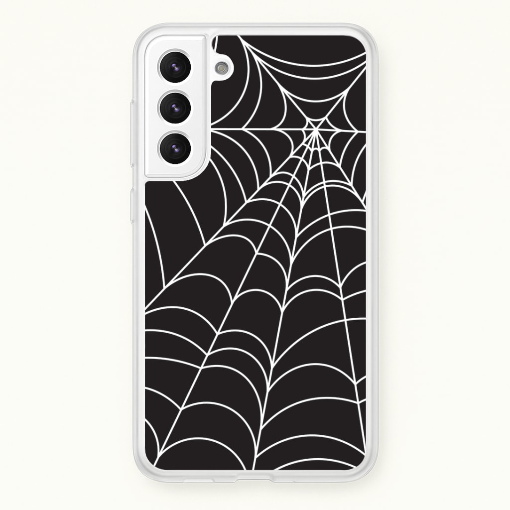 Black Cobwebs Pattern Phone Case