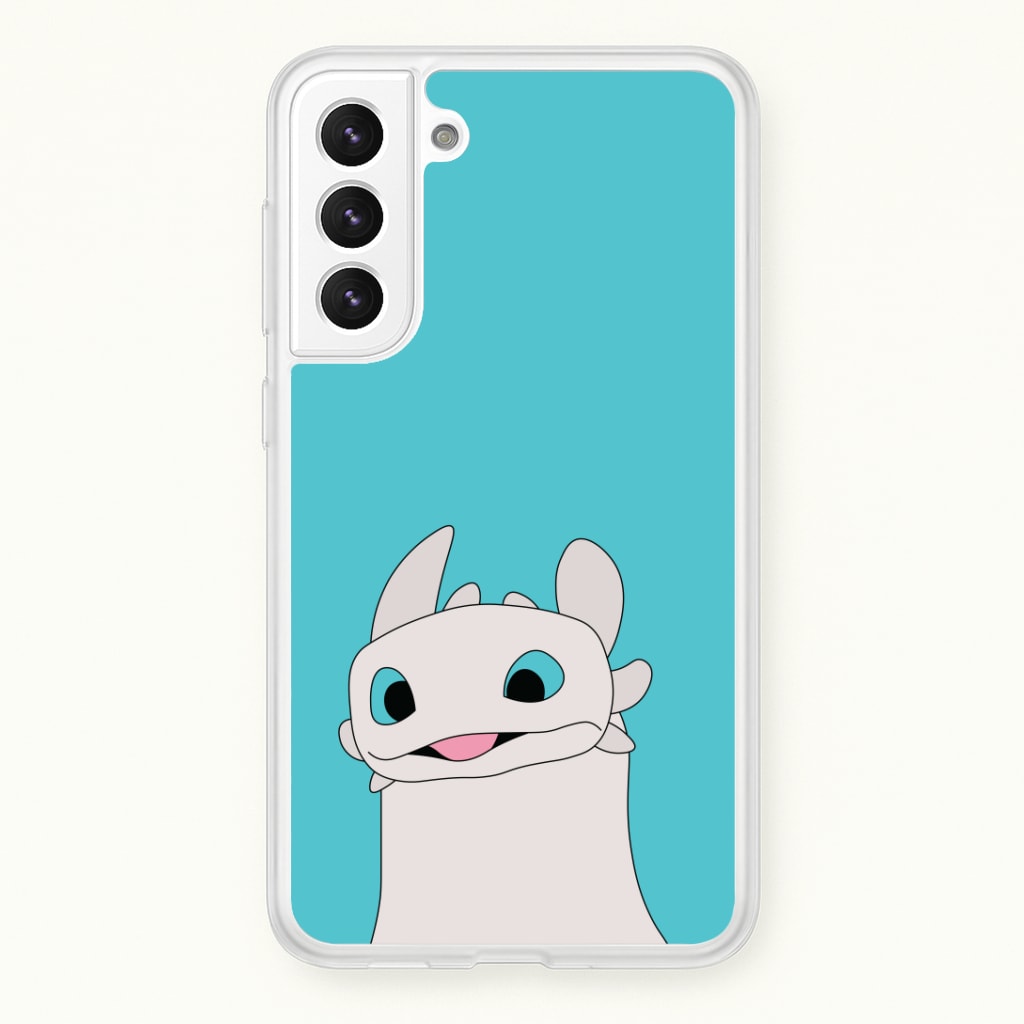White Fury Dragon Phone Case