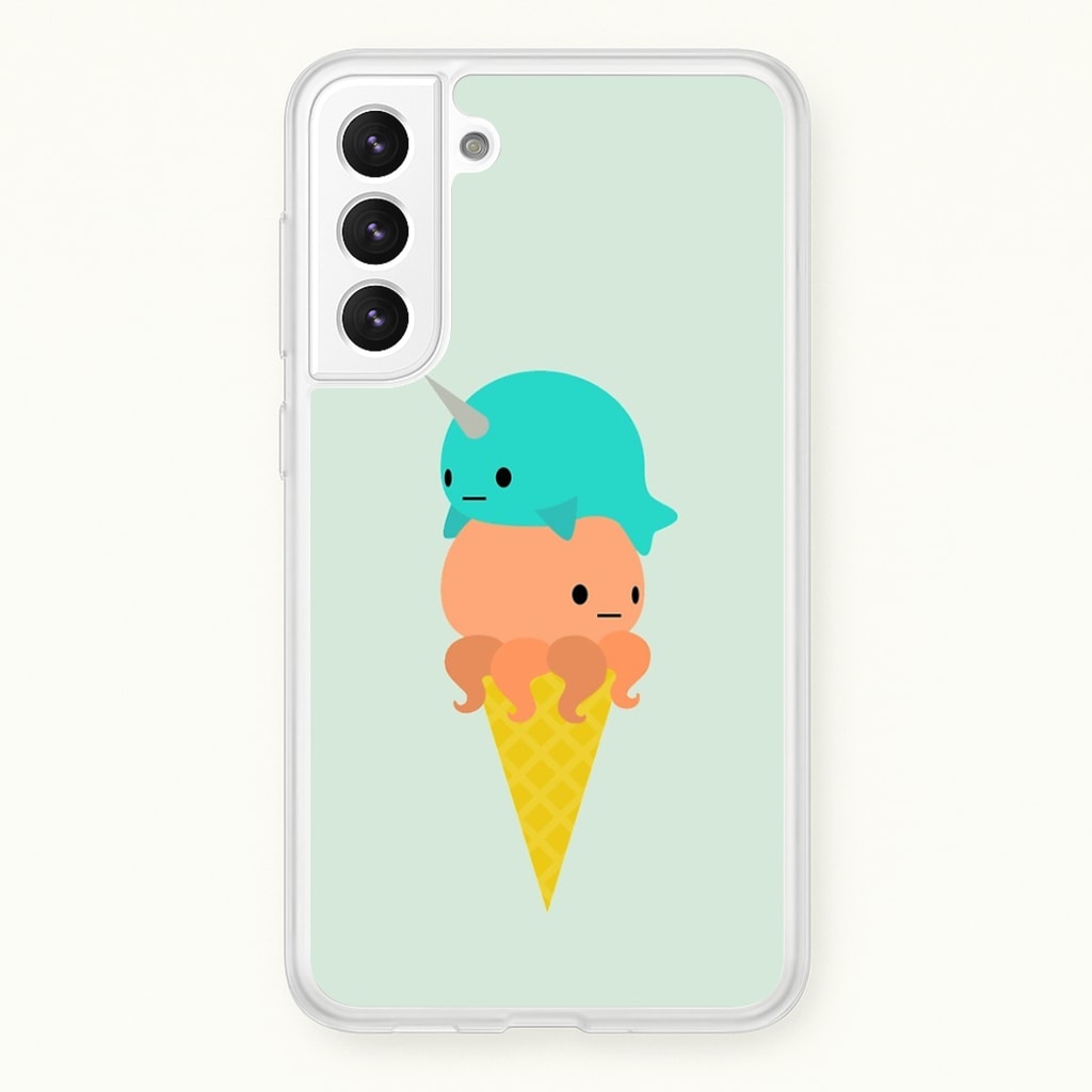Narwhal Octopus Ice Cream Phone Case