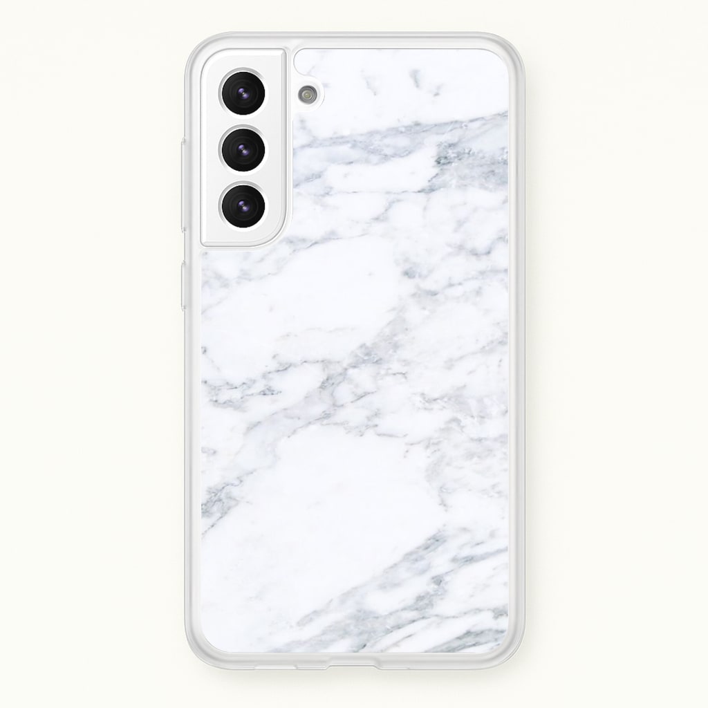 White Marble Pattern Phone Case