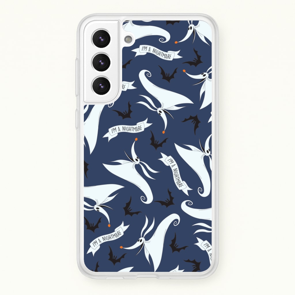 Skeleton Dog And Bats Pattern Phone Case