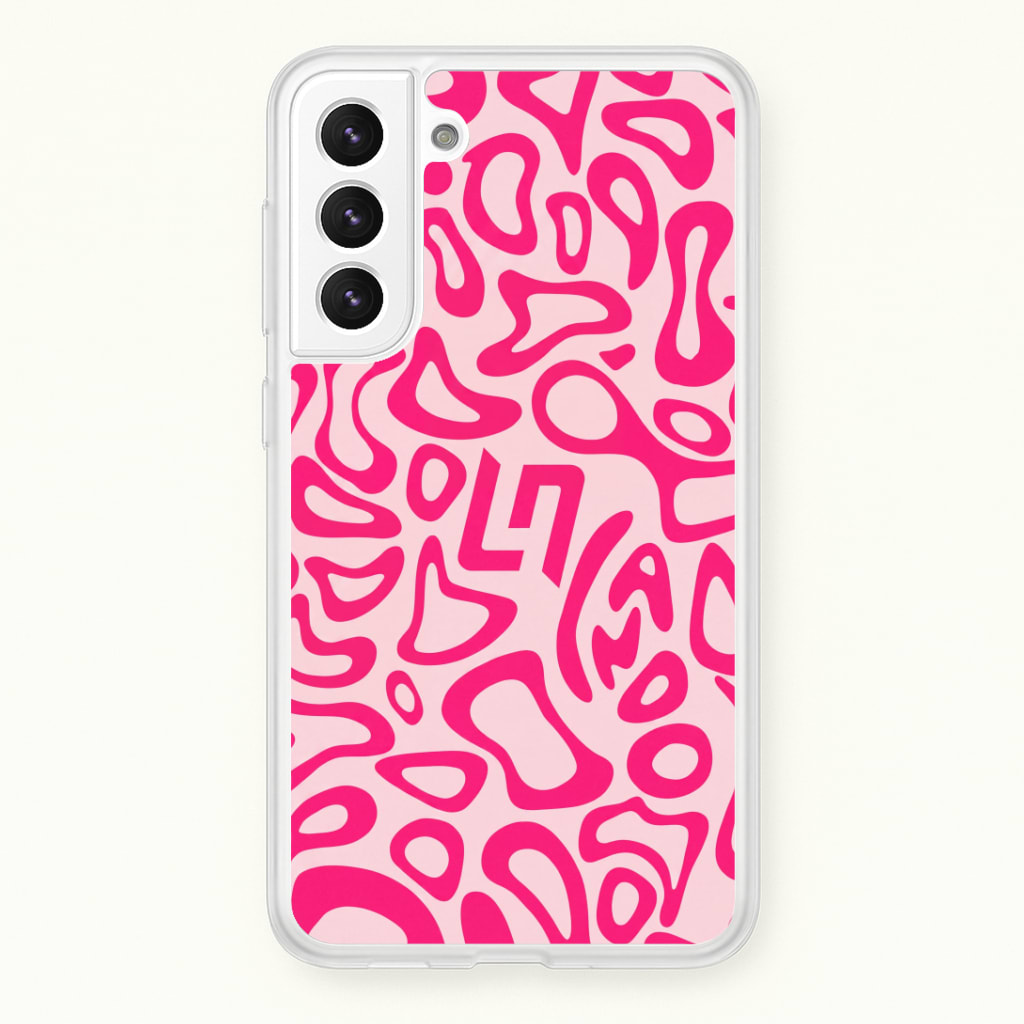 Norris Helmet Pattern - Pink Phone Case