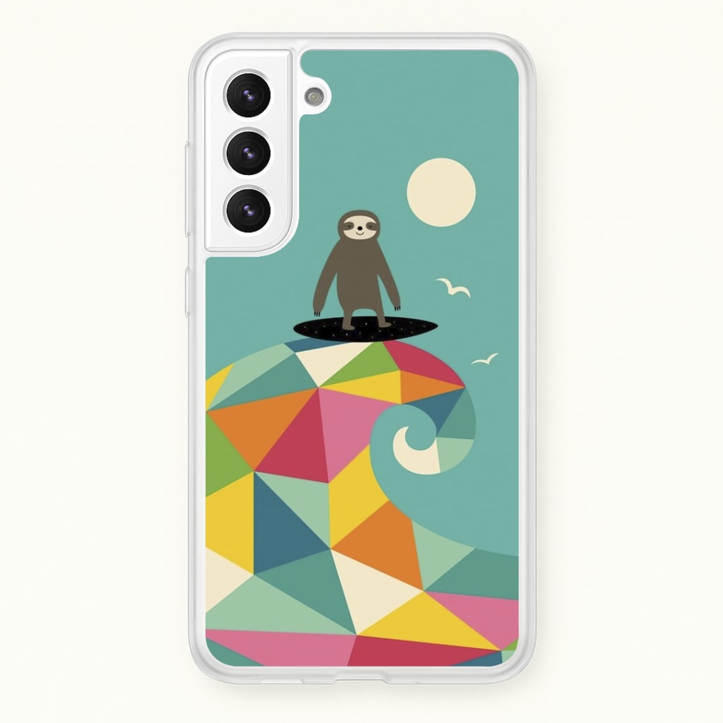 Surfing Sloth Phone Case