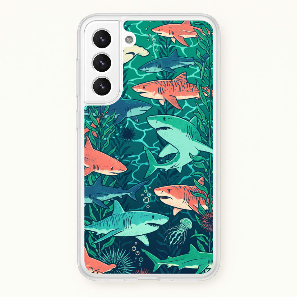 Retro Sharks Phone Case