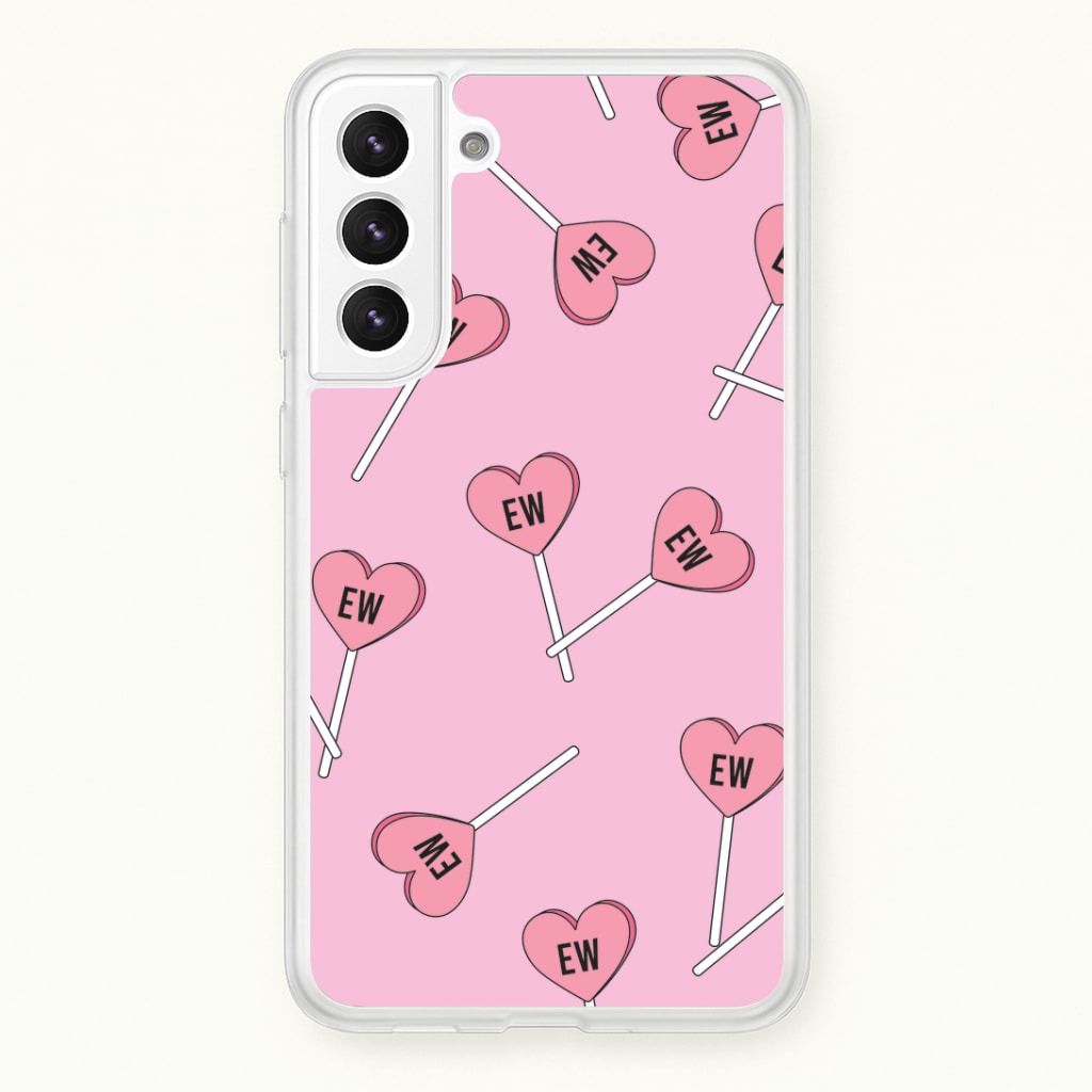 Ew Love Heart Lolipops Pattern Phone Case