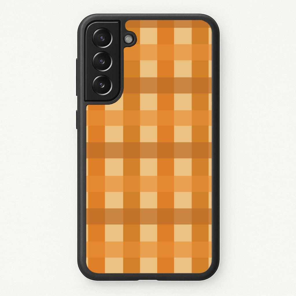Orange Plaid Pattern- Autumn Phone Case