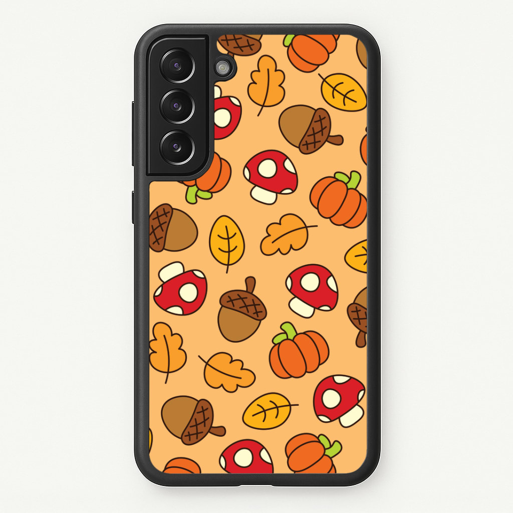 Cartoon Autumn Icons Pattern Phone Case