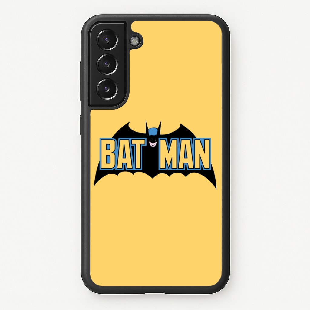 Yellow Bat Superhero Logo Phone Case