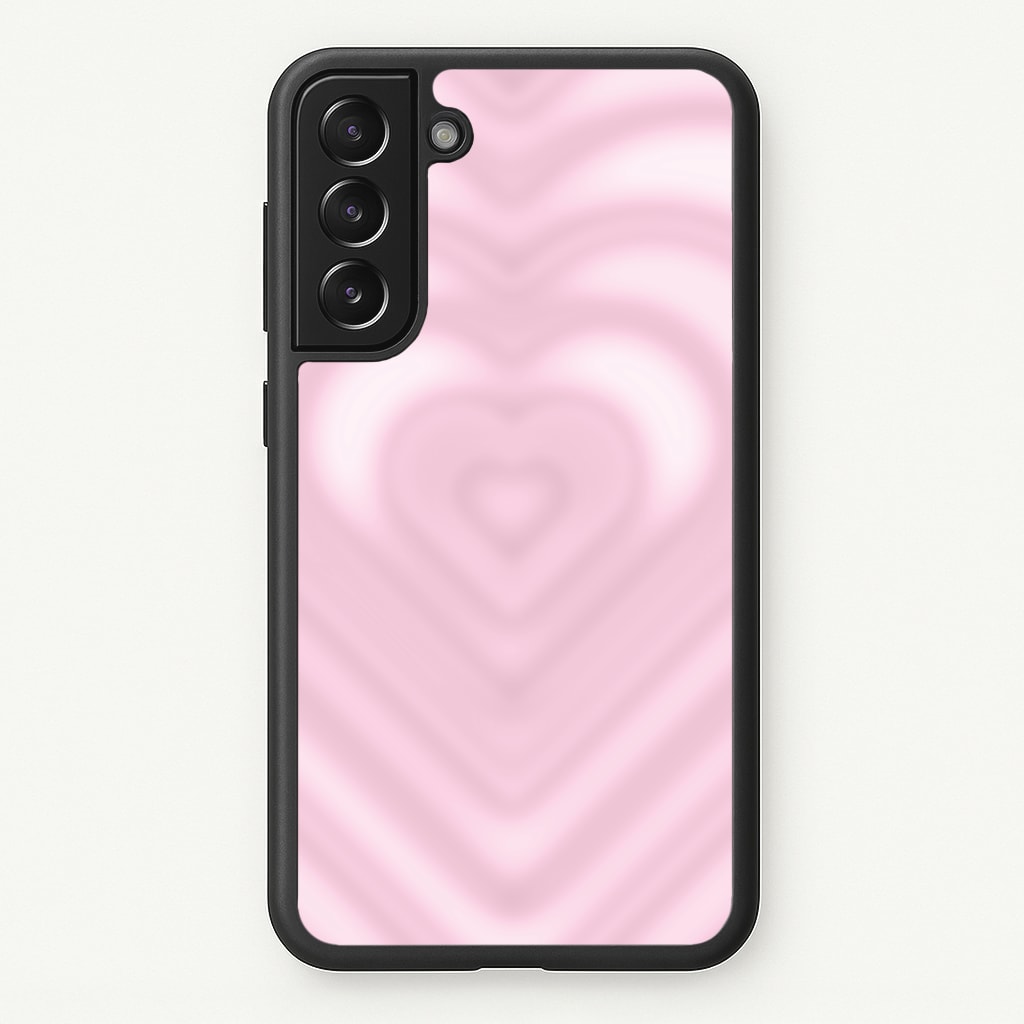 Drippy Love Heart Pink Phone Case