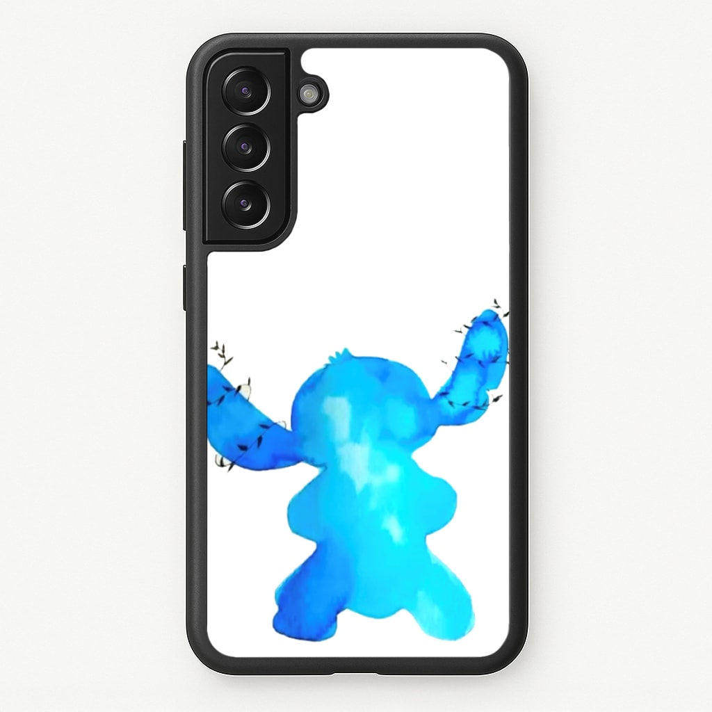 Watercolour Blue Alien Disney Phone Case