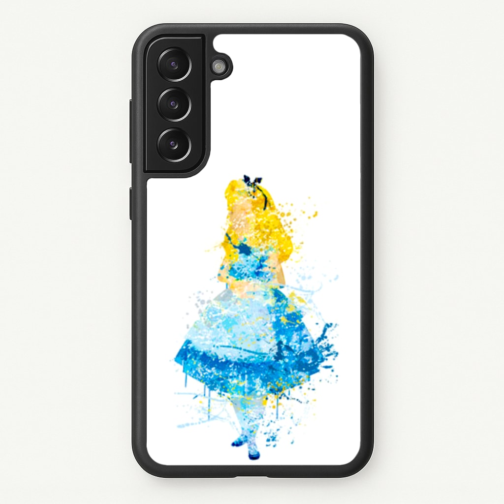 Watercolour Alice in Wonderland Fairytale Phone Case