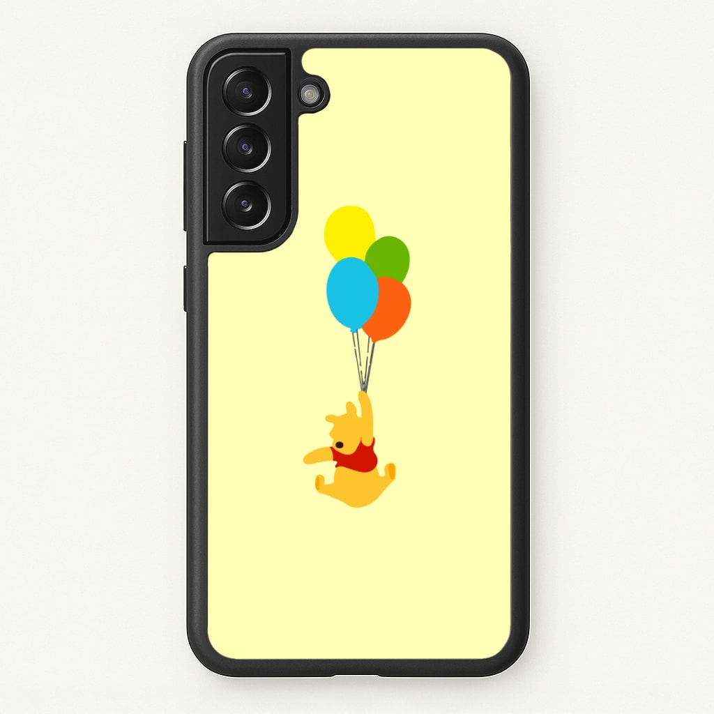 Pooh On Balloons Phone Case