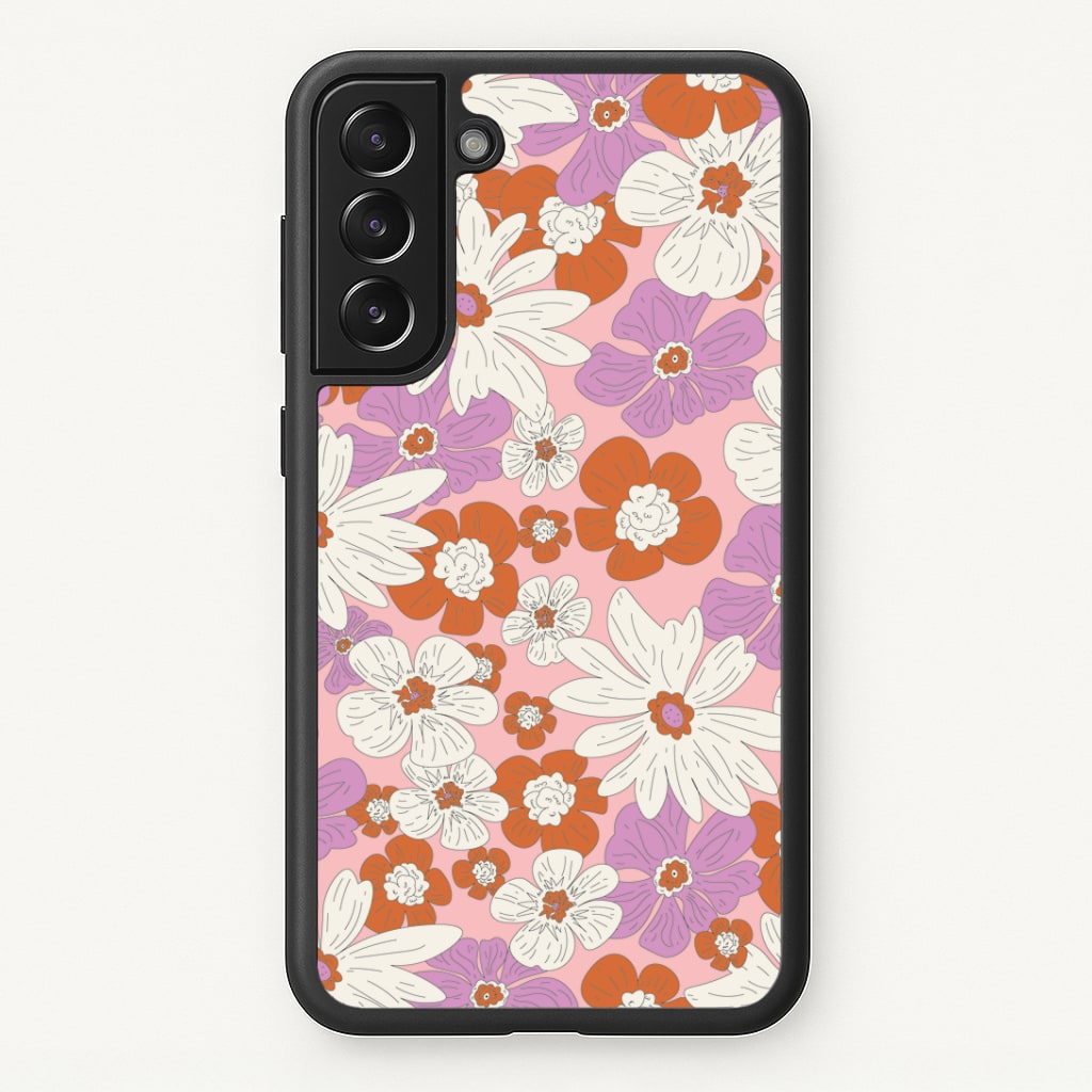 Retro Flowers - Floral Patterns Phone Case