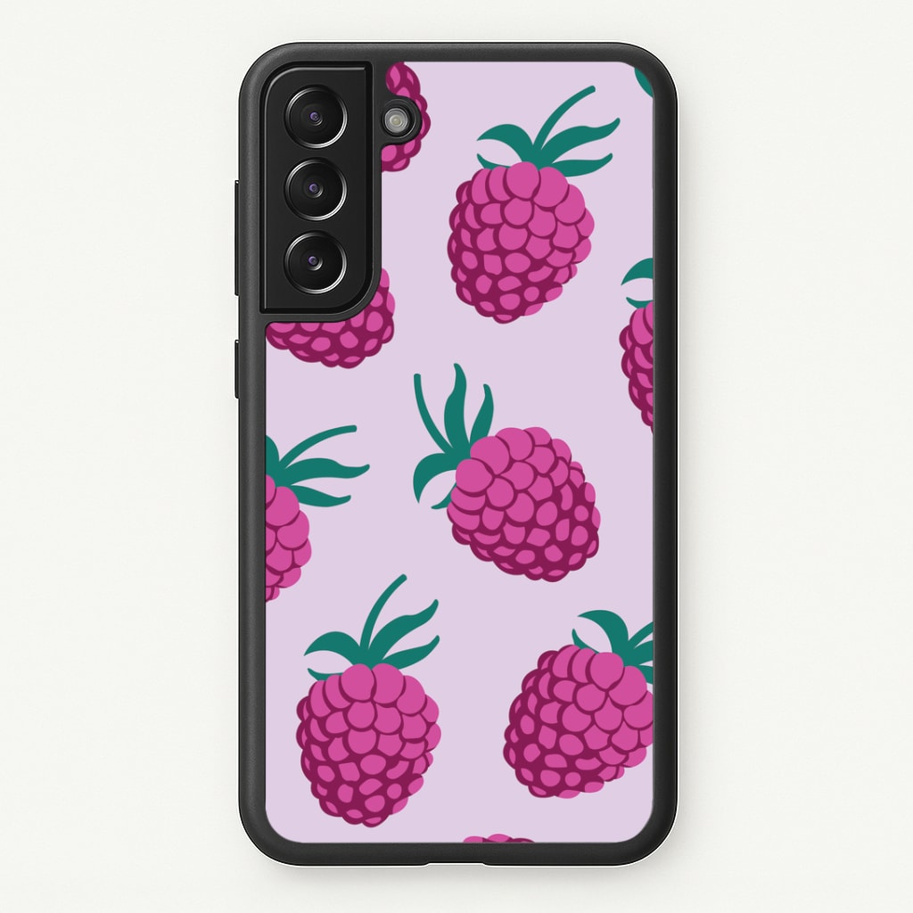 Rasberries - Fruit Patterns Phone Case