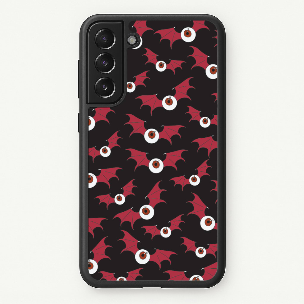 Red Bat Pattern Phone Case