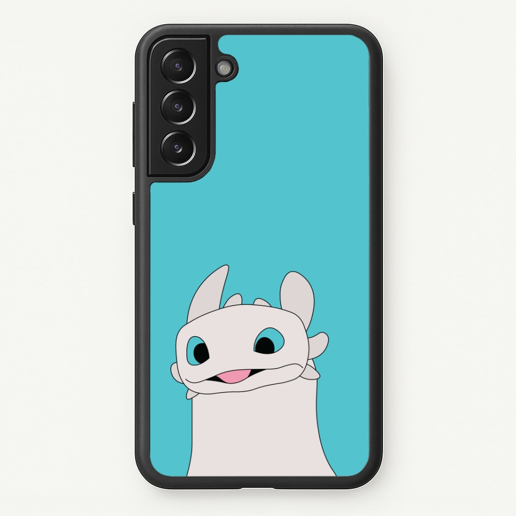 White Fury Dragon Phone Case