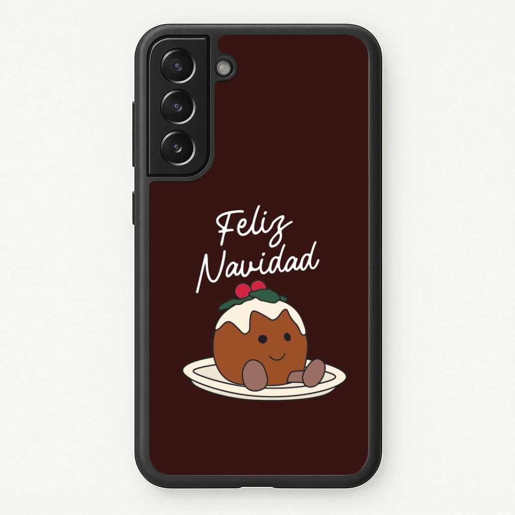 Christmas Pudding Plush Phone Case