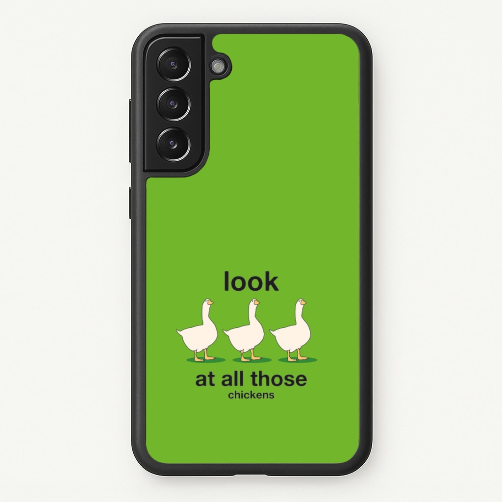 Look At All Those Chickens - Memes Phone Case