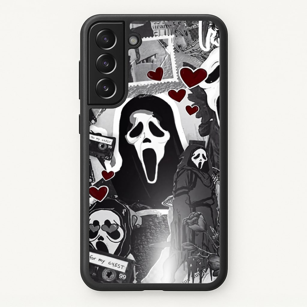 Monochrome Scream Collage Phone Case