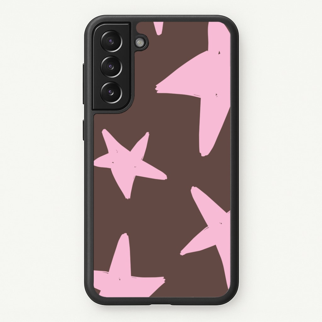 Chocolate & Strawberry Stars Phone Case