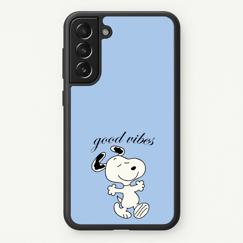 Good Vibes Cartoon Beagle Phone Case