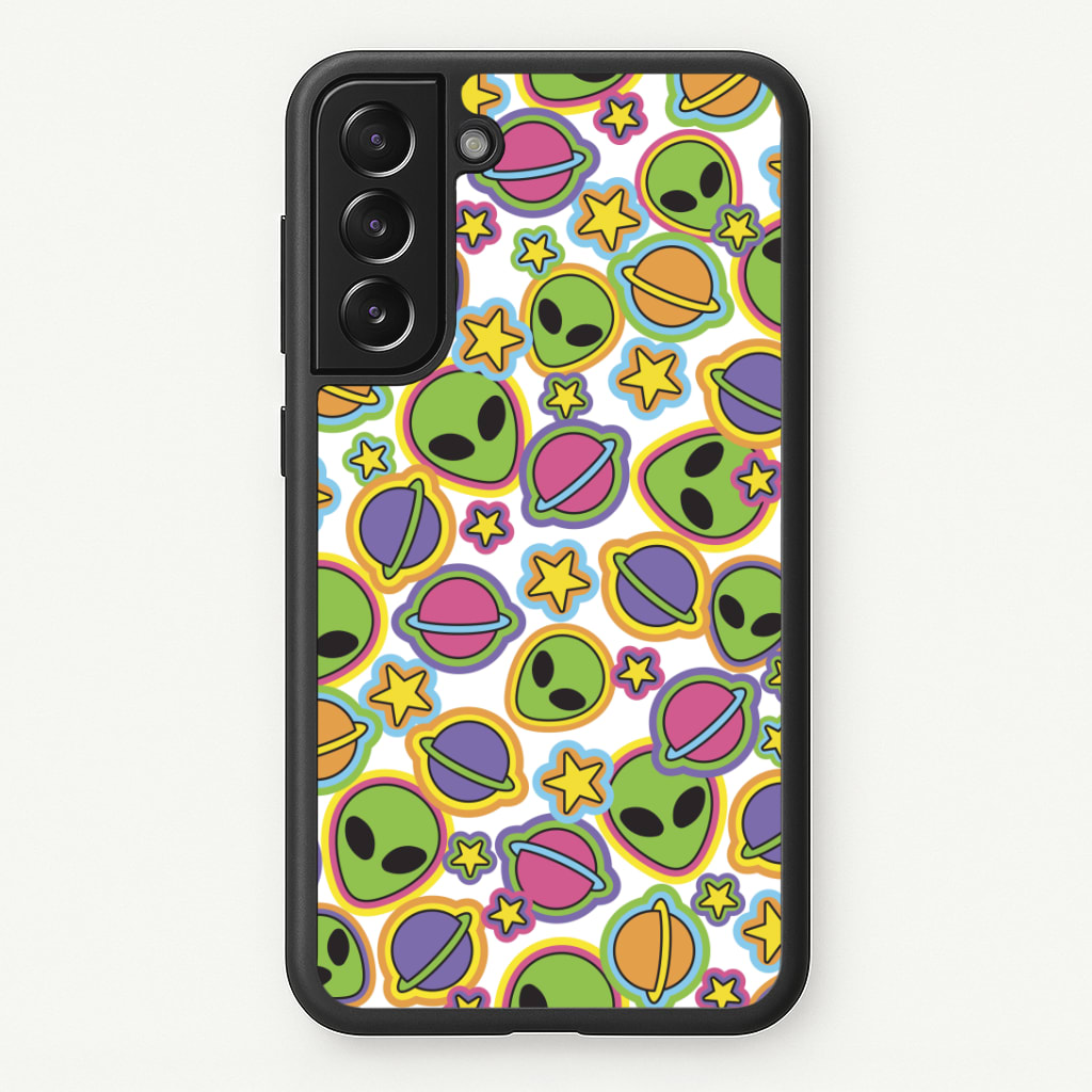 Colourful Aliens And Stars Phone Case