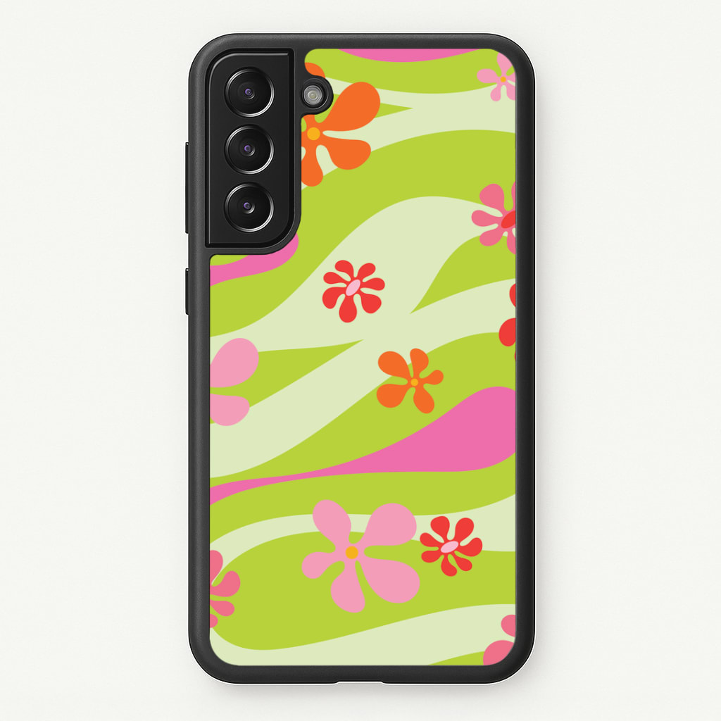 Retro Flowers Pattern Phone Case