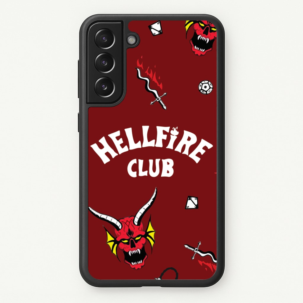 Hellfire Club Icons Collage Red Phone Case